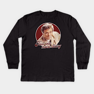 Columbo Just One More Thing Kids Long Sleeve T-Shirt